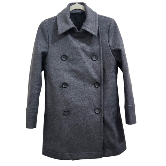 The Reracs peacoat for women WOOL Grey Size 36 /US S - Picture 6 of 16